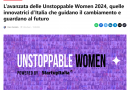 #UnstoppableWoman: gender gap e innovazione anche nel mondo dell’informazione in Italia. (E grazie StartupItalia)